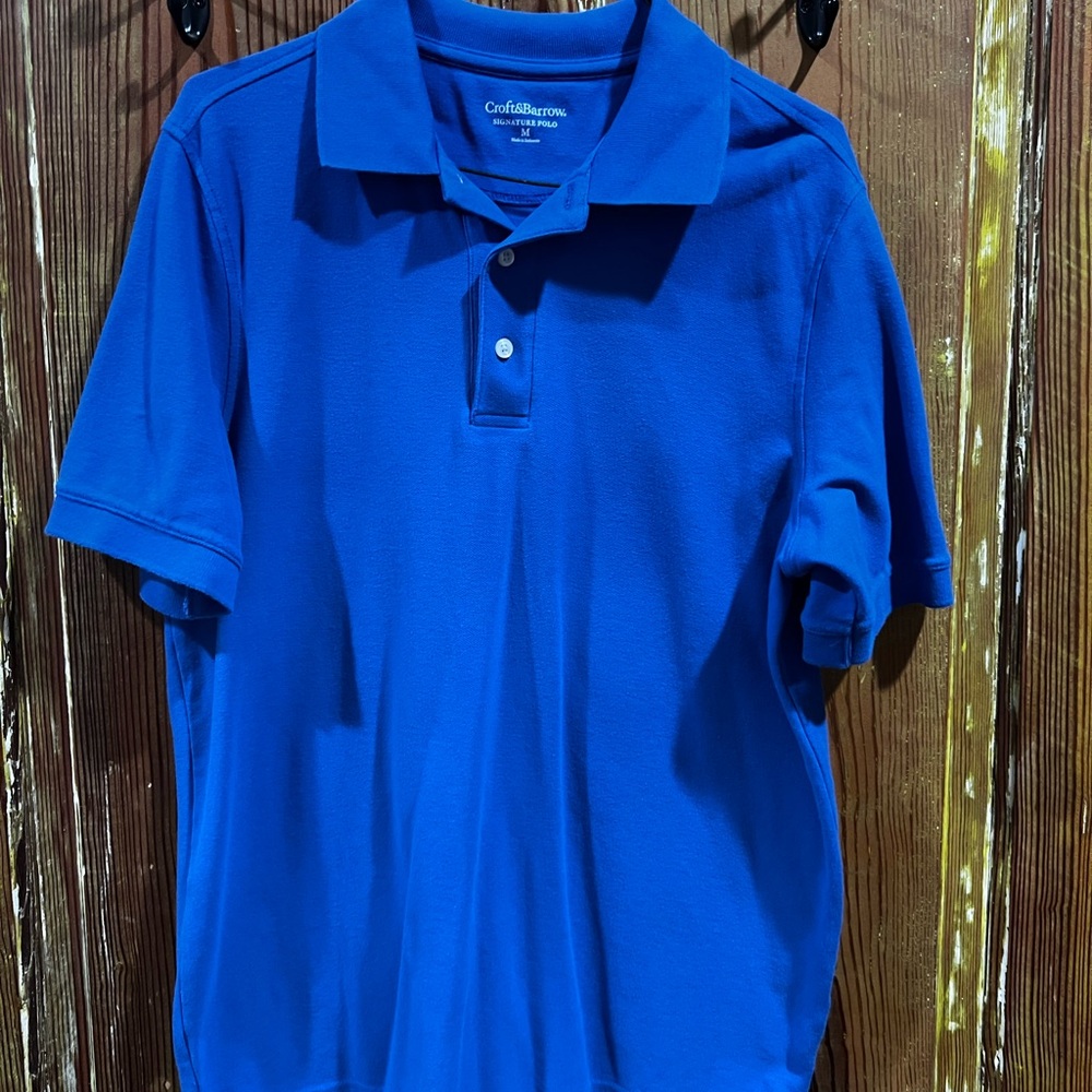 Croft & Barrow Men's Blue Polo Shirt